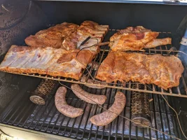 Ribs Chicken Sausage on new grate mod.webp